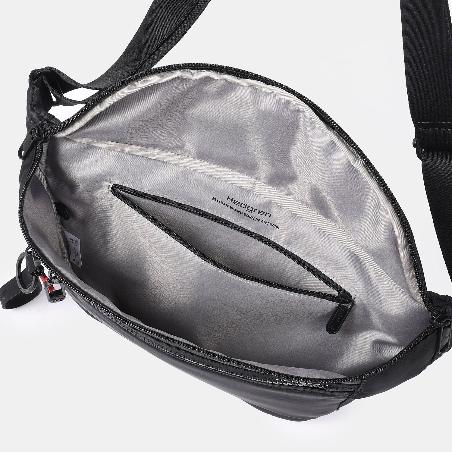 BRANCO | Sac bandoulière + RFID | 100 % RPET recyclé