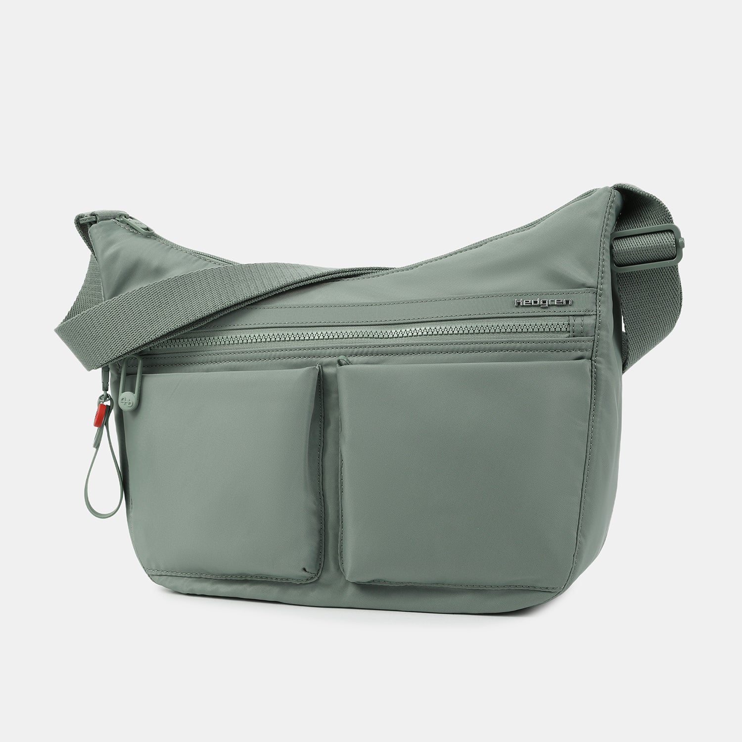 ALEX | Sac bandoulière grand format A4 + RFID | 100 % RPET recyclé