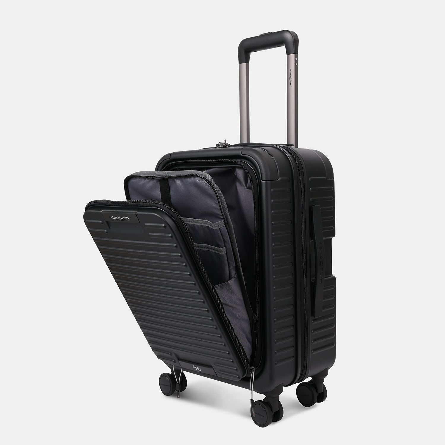 YUNO S FP | Valise cabine à roulettes 55 cm + Poche avant + TSA