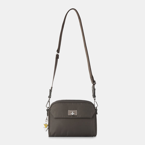 Women s Fair Compact Crossover Bag Fumo Grey Libra Collection Hedgren Official Hedgren Store