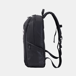 Gymshark Everyday Mini Backpack Black 12”H x 9”W x 4”D Side