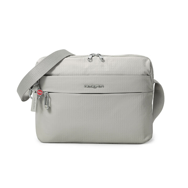 Unisex Mori Horizontal Crossover Bag Pussywillow Grey | Furo