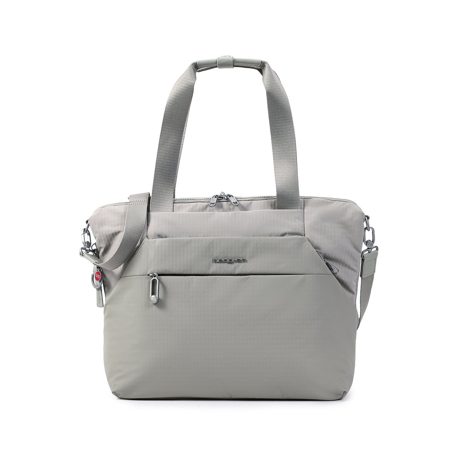 Unisex Kicho Horizontal Tote Bag Pussywillow Grey | Furo