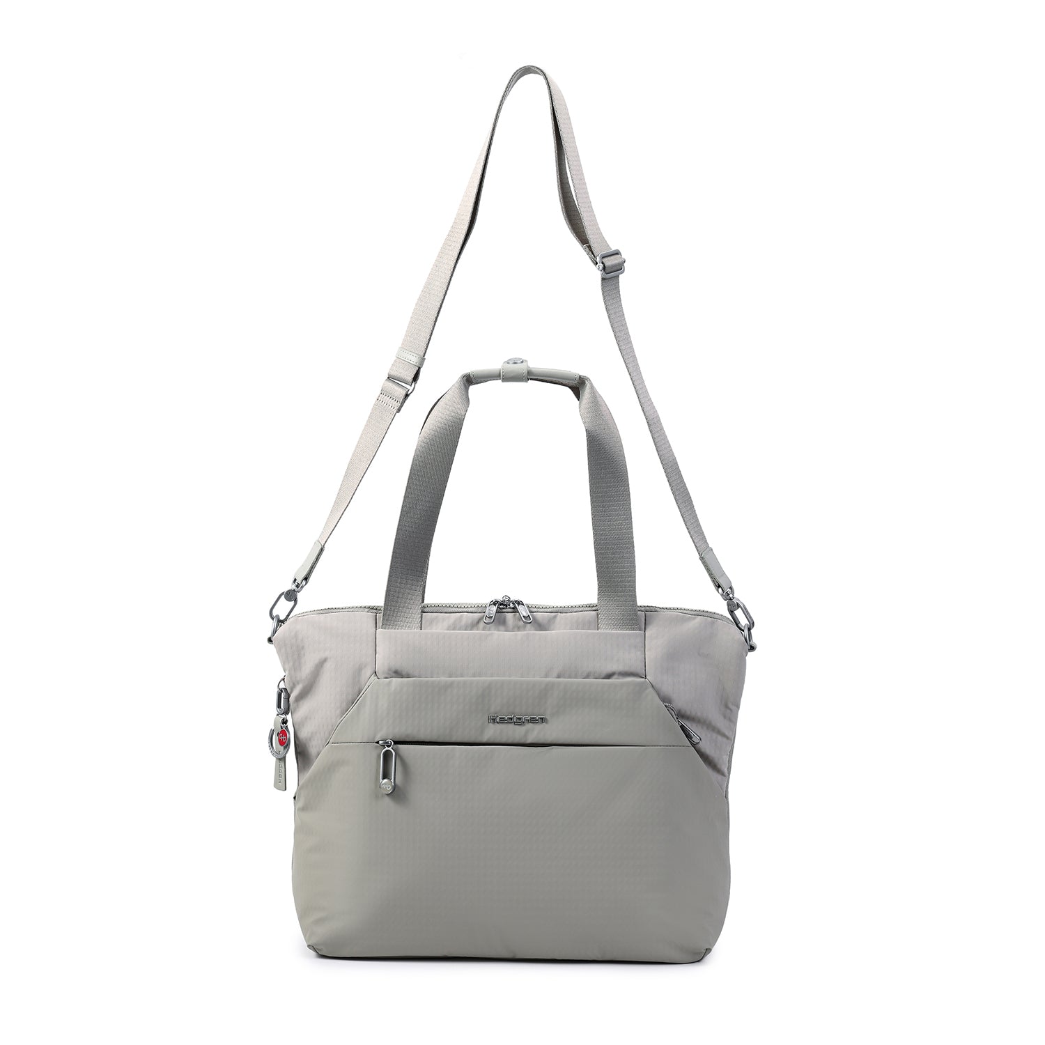 Unisex Kicho Horizontal Tote Bag Pussywillow Grey | Furo