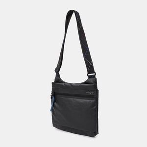 Women's Faith Flat Crossover Bag Creased Black, Inner City  Collection